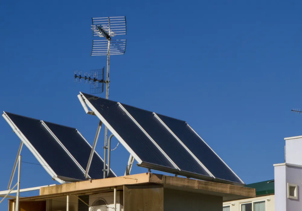 Solar panel at home