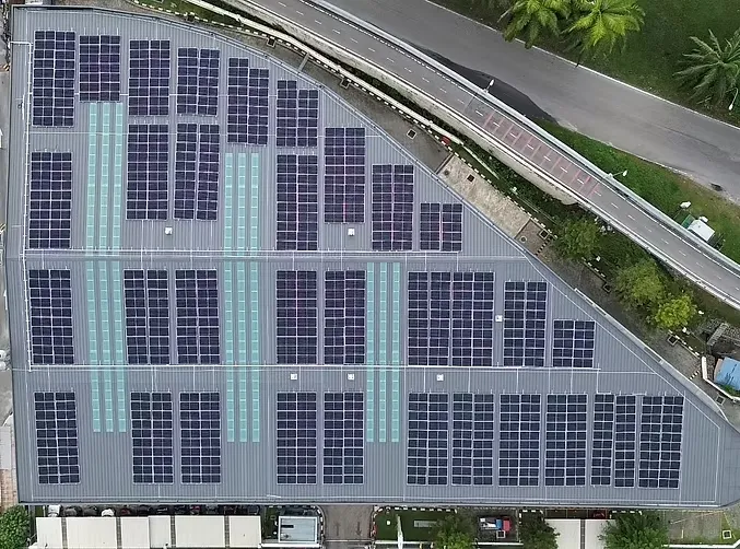 Amcharge 373 kWp Solar power in malaysia