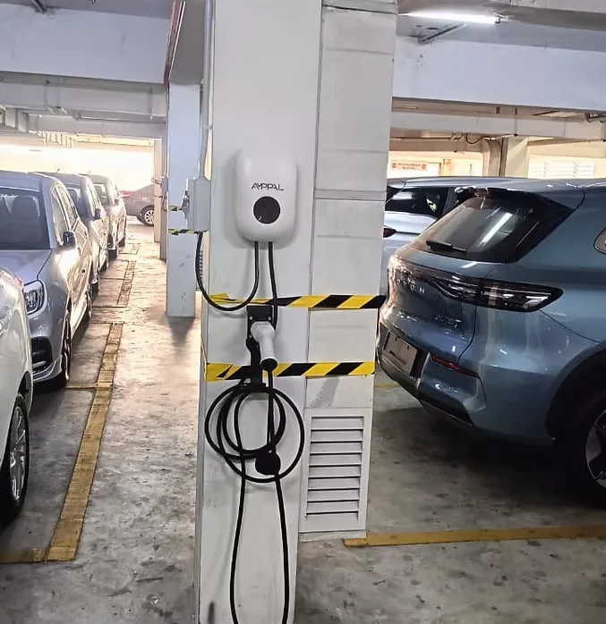 4u AC 11kW EV Charger installation